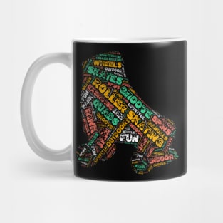 Roller Skating Dark Mug